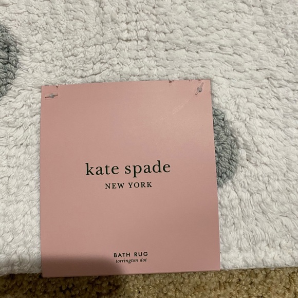 kate spade | Bath | Nwt Kate Spade Polka Dot Bath Rug | Poshmark